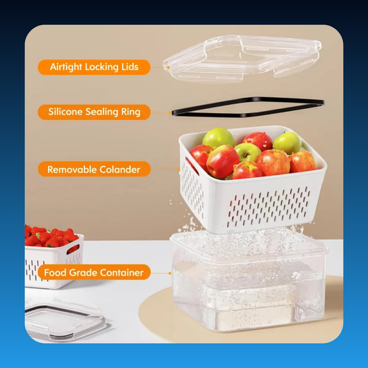 Fridge Organizers and Storage (5 Pack)