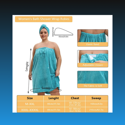 Plus Size Bath Skirt Set
