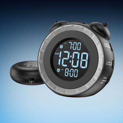 Extra Loud Alarm Clock With Bed Shaker