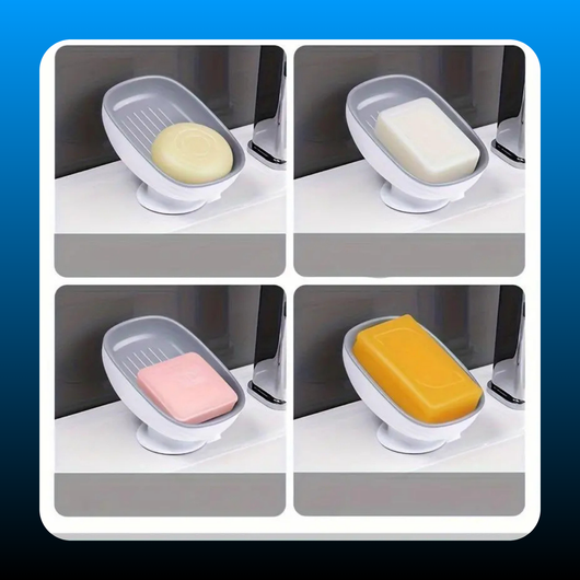 Adjustable Oval Self Draining Soap Dish