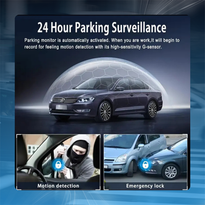 4-Channel Car Dash Cam with Night Vision