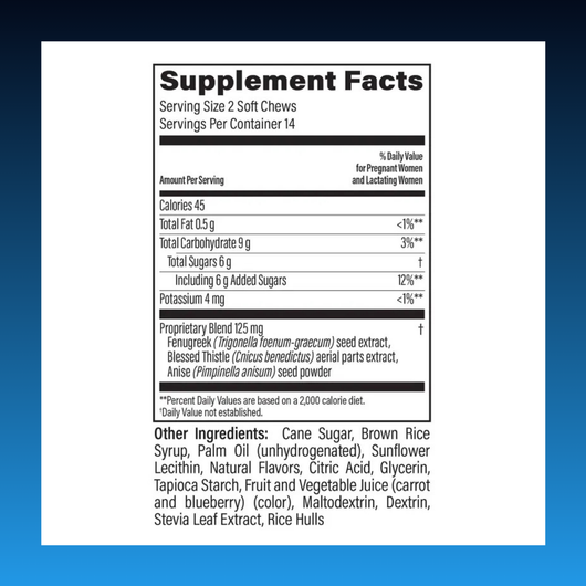 Breastfeeding Support Chews