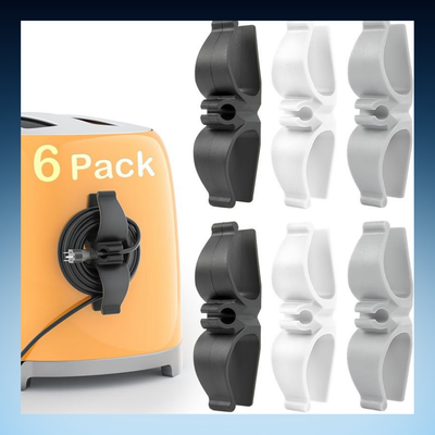 Appliance Cord Organizer Clips (6 Pack)