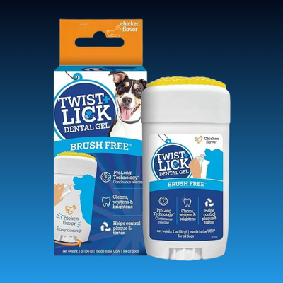 Twist and Lick Dental Gel for Dogs