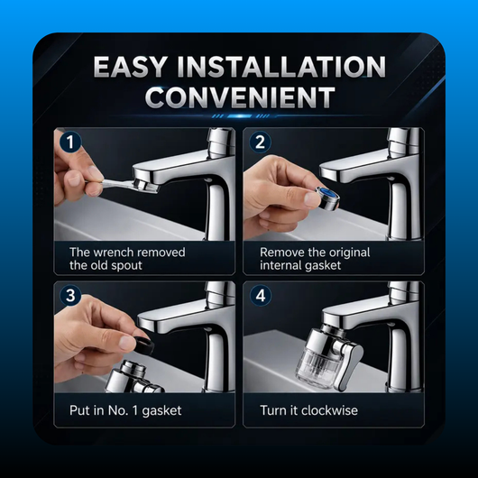 Swivel Faucet Aerator Filter Set