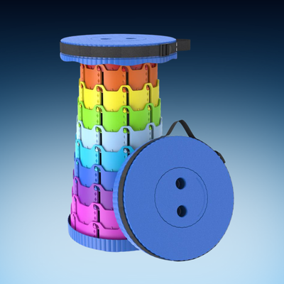 Adjustable Collapsible Stool