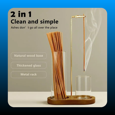 2-in-1 Incense Holder & Candle Holder