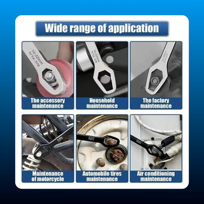 Dual Head Adjustable Spanner Wrench