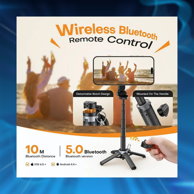Pocket-Sized 4-in-1 Magnetic Selfie Stick