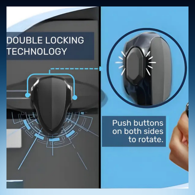 Child Safety Oven Lock - Heat-Resistant 180° Rotating Design