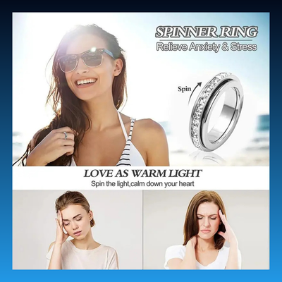 Titanium Steel Spinner Ring