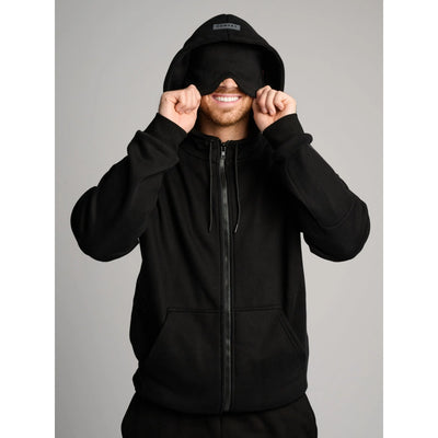 Travel Hoodie with Eye Mask & Pockets