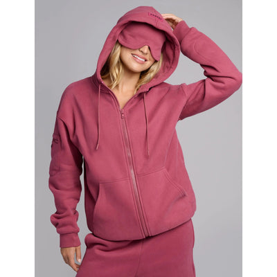 Travel Hoodie with Eye Mask & Pockets