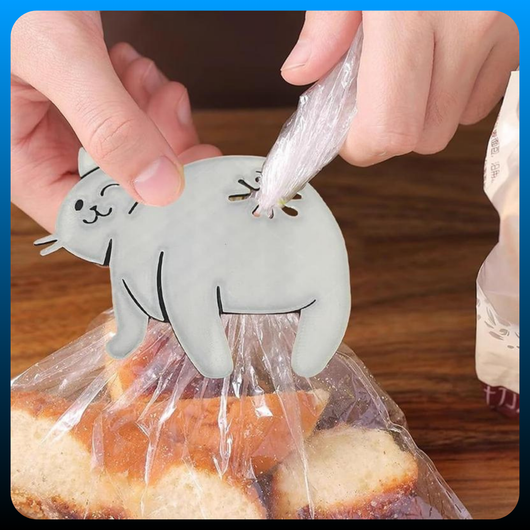 3 Pcs Cat Butt Bread Clip