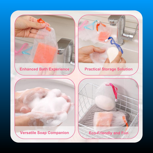 Exfoliating Bar Soap Pouch (10 Pack)