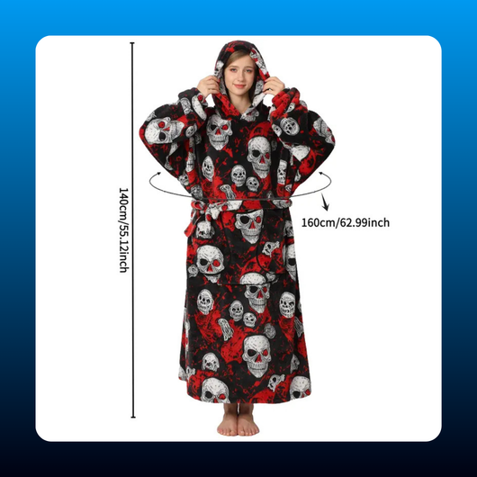 Oversized Wearable Hoodie Blanket
