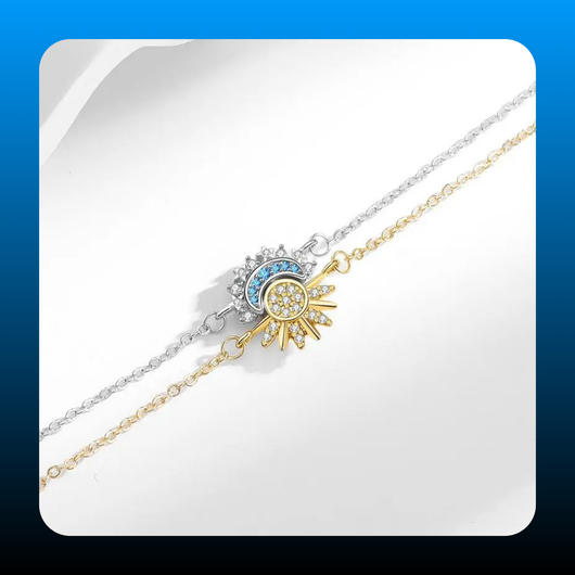Sun and Moon Bracelet Set