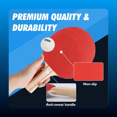 Complete Ping Pong Set with Retractable Net