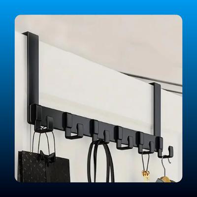 Wall-Mounted Over-the-Door Hook