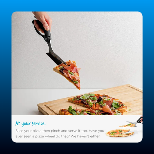 2-In-1 Easy Ergonomic Pizza Scissors