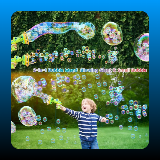 Plastic Dinosaur Bubble Blower Toy