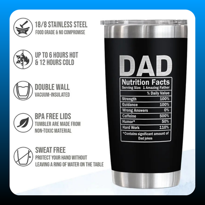 20oz Stainless Steel Tumbler For Dad