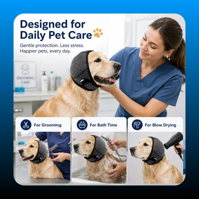 Dog Calming Hoodie Ear Wraps