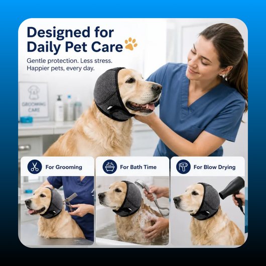 Dog Calming Hoodie Ear Wraps