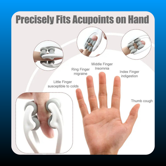 Stone Manual Hand Massage Roller