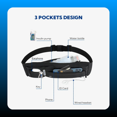 Slim Running Belt Fanny Pack