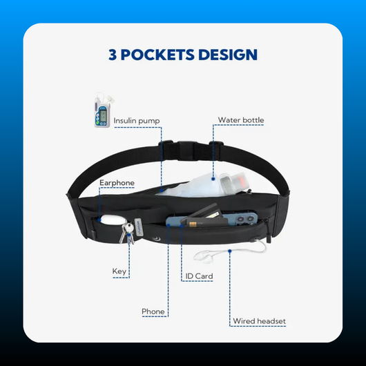 Slim Running Belt Fanny Pack