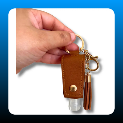 Small 30ml Refillable Travel Bottle Keychain