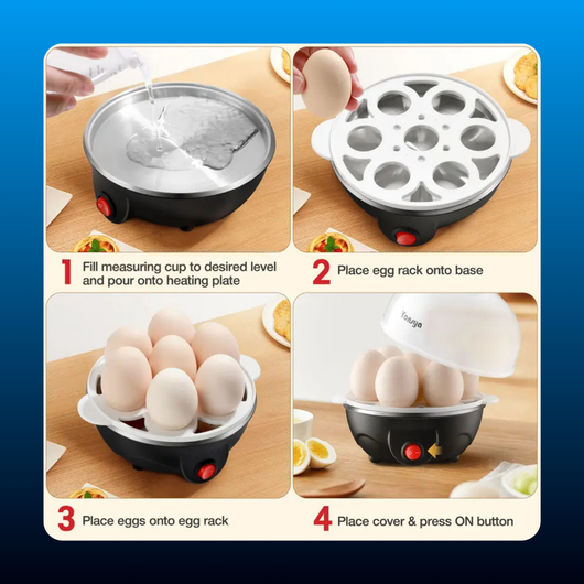 Rapid Egg Cooker, 7 Egg Capacity