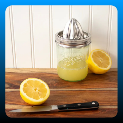 Juicing Stainless Steel Lid for Wide Mouth Mason Jars