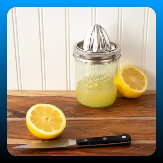 Juicing Stainless Steel Lid for Wide Mouth Mason Jars