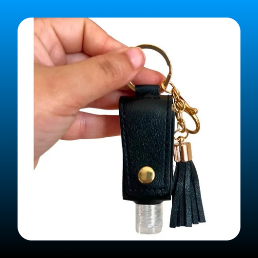 Small 30ml Refillable Travel Bottle Keychain