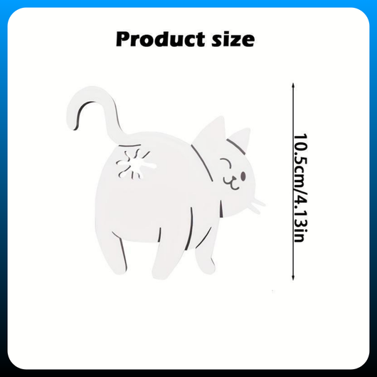 3 Pcs Cat Butt Bread Clip