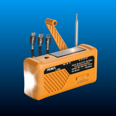 Emergency Weather Radio with Hand Crank