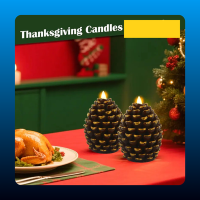 Flameless Pinecone Candles (2 Pack)