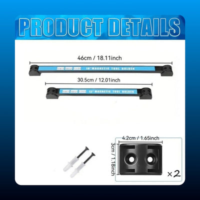 Wall Mounted Magnetic Tool Holder Bar