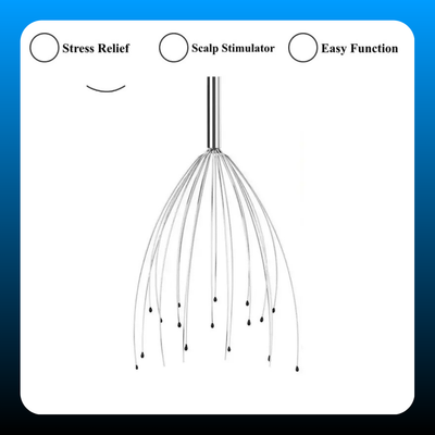 20-Claw Head Massager & Stress Reliever (2 Pieces)