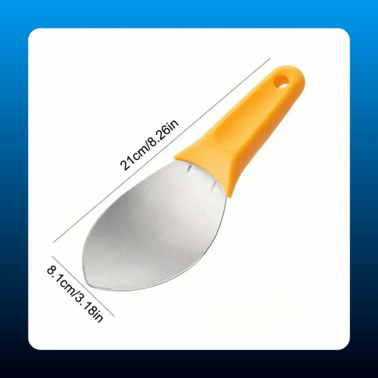 Stainless Steel Curved Fruit Knife and Scoop