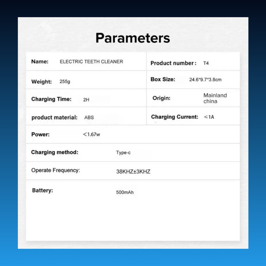 Oral Irrigator Tartar Remover