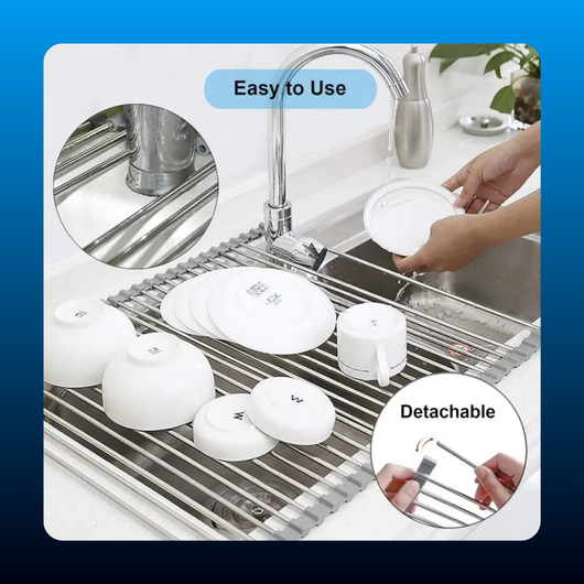 Roll Up Dish Drying Rack