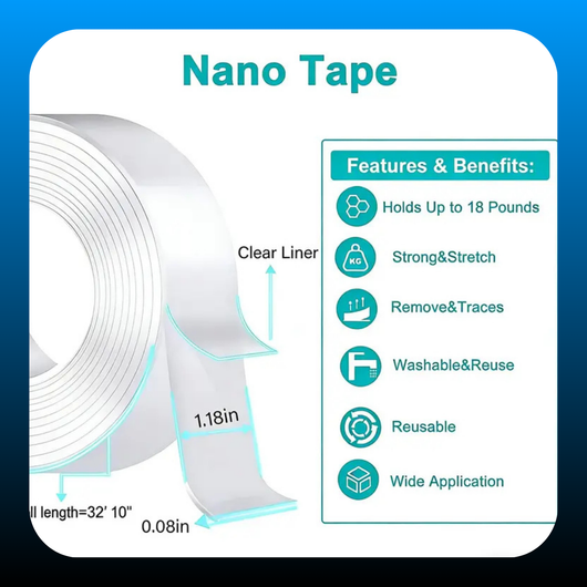 Double-Sided Heavy-Duty Tape (16ft)