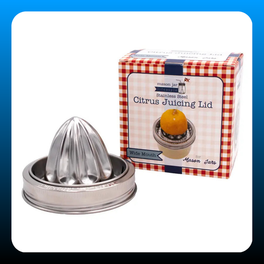 Juicing Stainless Steel Lid for Wide Mouth Mason Jars