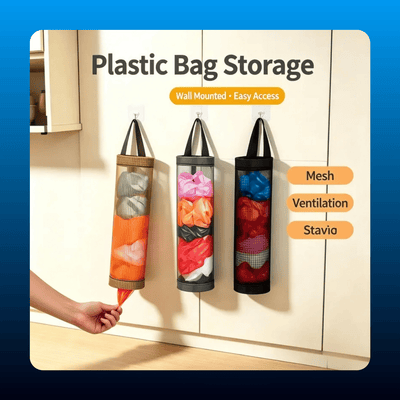 Plastic Bag Storage Holders (3 Pack)