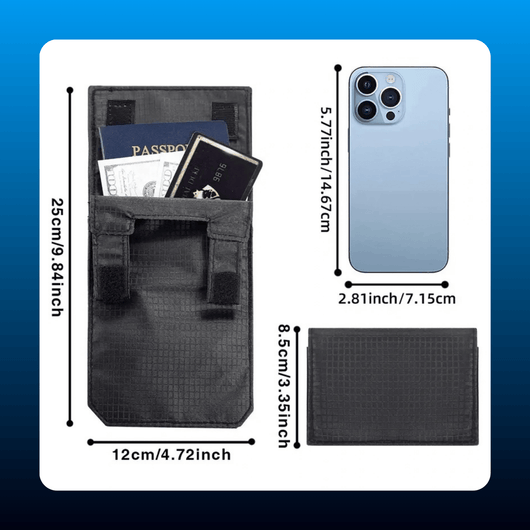 3-in-1 Hidden Pocket Travel Wallet