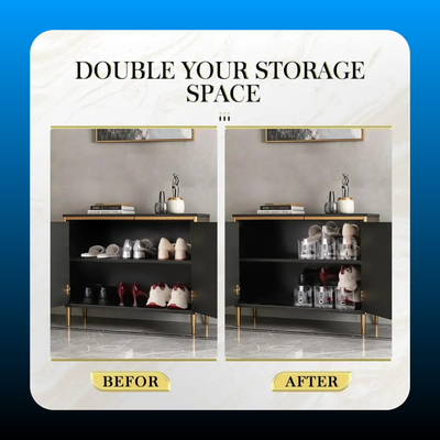Clear Shoe Slots Organizers
