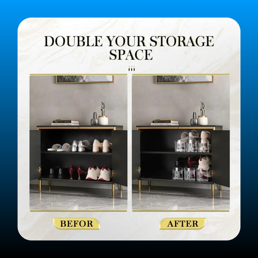 Clear Shoe Slots Organizers